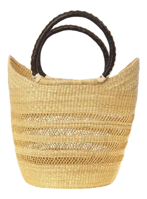 African Bolga Ghana Woven Yikene Basket
