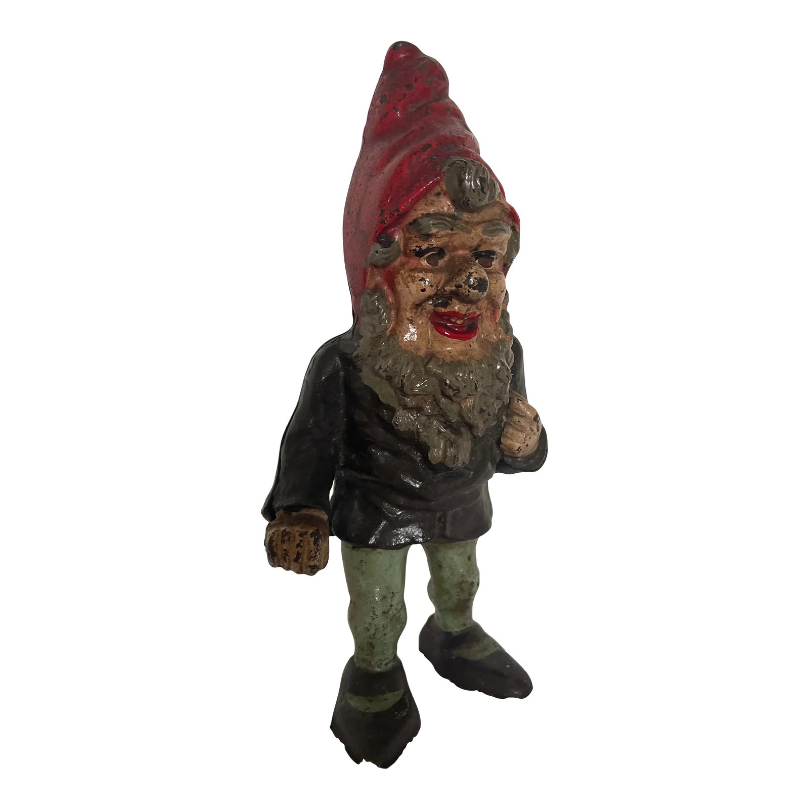 Late 20th Century Cast Iron Gnome Chairish