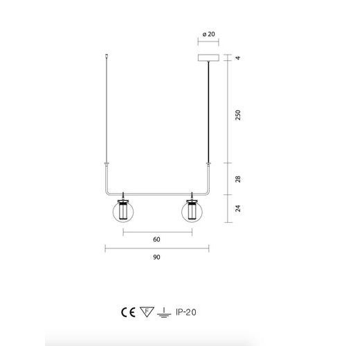 Bai T Chandelier II Suspension Lamp in Steel and Glass by Neri and Hu for Parachilna For Sale - Image 6 of 8