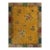 1920s Yellow Florid Antique Chinese Art Deco Carpet 7'2" X 9'10" Handknotted Rug For Sale