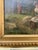 Antique Hand Painted Framed Oil on Canvas Ladies in a Landscape Painting For Sale - Image 9 of 16