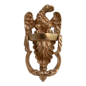 Vintage Solid Cast Brass Eagle Door Knocker