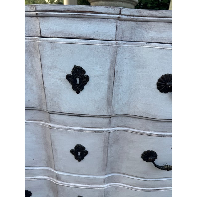French Old Painted Commodes Chests - A Pair For Sale - Image 3 of 9