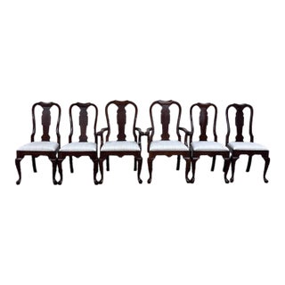 Vintage Pennsylvania House Queen Anne Dining Chairs - Full Set of 6 For Sale