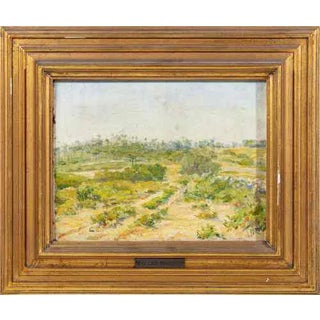 Wheaty Hawk, Landscape, Oil on Canvas For Sale