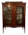 Edwardian Inlaid Mahogany Display Cabinet, 1900s For Sale