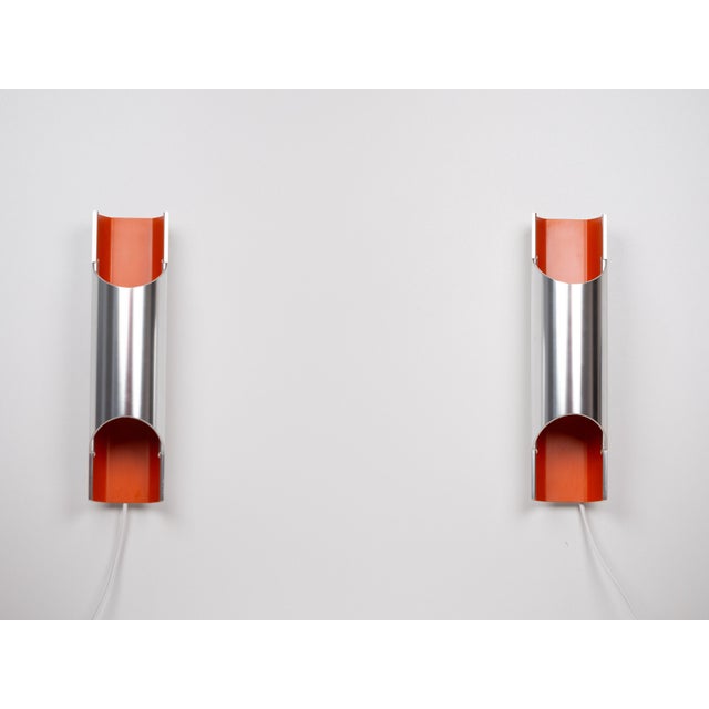 Danish Pandean Sconces by Bent Karlby for Lyfa, 1960s, Set of 2 For Sale - Image 14 of 14