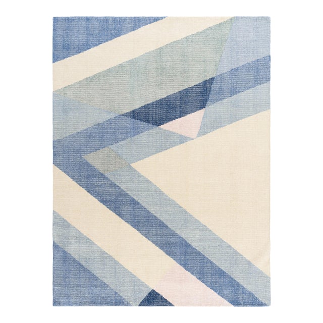 Handloom Modern Design Rug. 9' X 12' For Sale