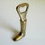 Vintage 1970s Ralph Lauren equestrian riding boot style bottle opener made of brass with a light, naturally aged patina....