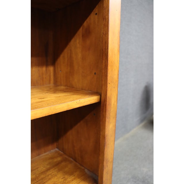 American Ethan Allen Cherry Wood Bookcase For Sale - Image 3 of 12