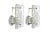 Metal Austria, 1960s Murano Glass Ice Drip Sconces - a Pair For Sale - Image 7 of 8