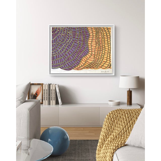 Barbara Beck 1993 Abstract Painting on Paper - Signed/Dated/Unframed For Sale In New York - Image 6 of 11