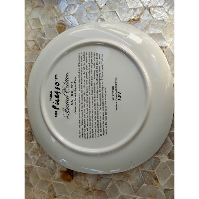 Picasso Plate Ma Jolie Number 152 1914 Paris For Sale In Los Angeles - Image 6 of 6