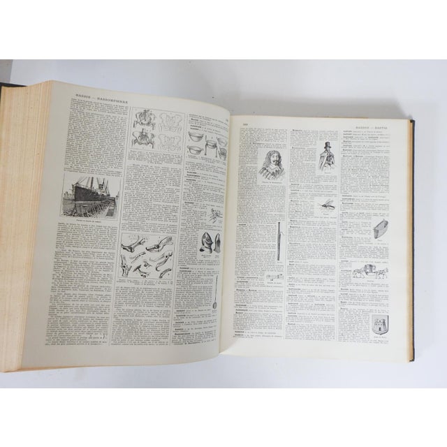 1933 Larousse Du XXe Siècle Reference Books - Set of 6 For Sale - Image 9 of 11