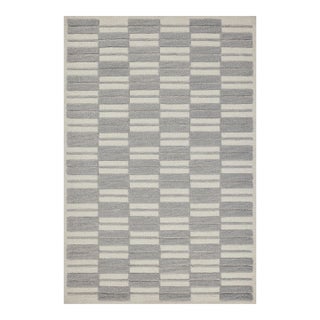 Chris Loves Julia x Loloi Bradley Ivory / Grey 5'-0" x 7'-6" Area Rug For Sale