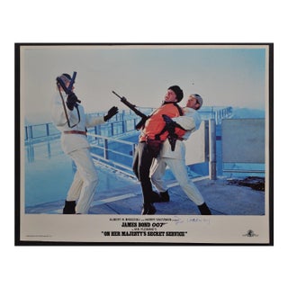 James Bond 007 on Her Majesty's Secret Service Original Lobby Card, UK, 1969 For Sale