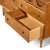Wood Broyhill Brasilia Mid Century Walnut and Brass 6 Drawer Dresser For Sale - Image 7 of 9