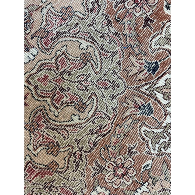 1970s Vintage Hereke Rug, 8'3" X 12'6 For Sale - Image 5 of 6