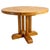 Large French Round Elm Dining Table from Charlotte Perriand For Sale - Image 13 of 13