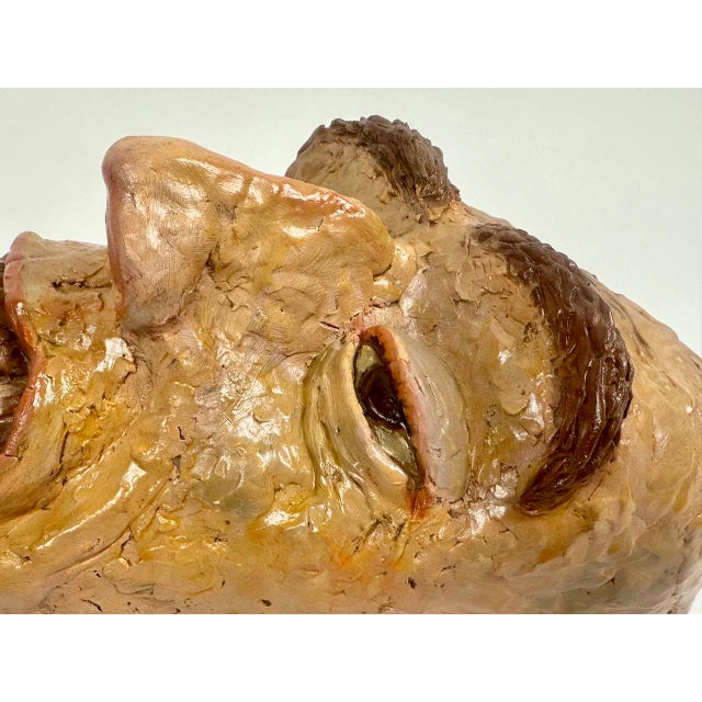 Vintage Czech Art Mask, 1970s For Sale - Image 6 of 13