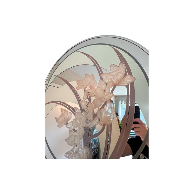 We have for your consideration a very gorgeous and rare design and color that hardly comes up for sale mirror manufactured...