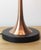 2020s Brown Linen & Copper-Brown Iron Table Lamp For Sale - Image 5 of 5