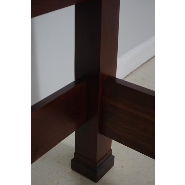 Stickley King Size Model 8747 Cherry Panel Bed For Sale In Philadelphia - Image 6 of 17