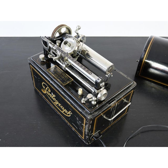 Metal Parlograph from Lindström Inc. Berlin, 1900s For Sale - Image 7 of 11