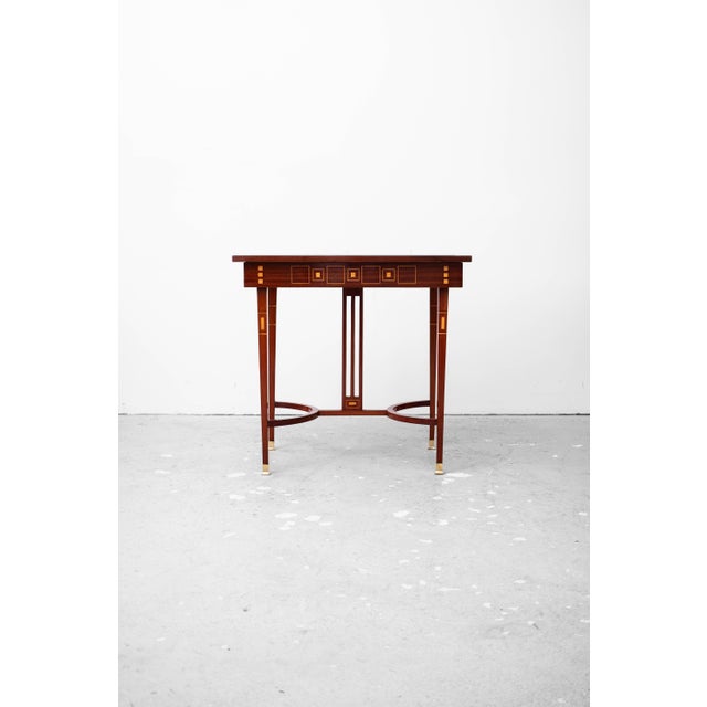 Small Art Nouveau Side Table by K.u.K Hofkunsttischlerei Bernhard Ludwig, Vienna, Austria, 1905 For Sale - Image 18 of 18