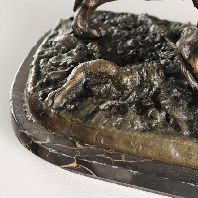 Hunting Dog Figurine in Bronze from Pierre Jules Mène For Sale - Image 6 of 10