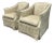 Lee Industries Swivel Lounge Chairs, Pair For Sale