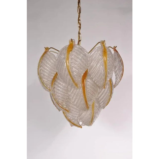 Italian Murano Glass Pendant Lamp from Mazzega, 1960s For Sale - Image 6 of 9