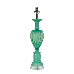 Marbro Murano Glass Lamp Aqua