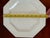 Early 20th Century Set of 2 Johnson Bros Heritage White Ironstone 10” Dinner Plates, Octagonal, Made in England For Sale - Image 5 of 9