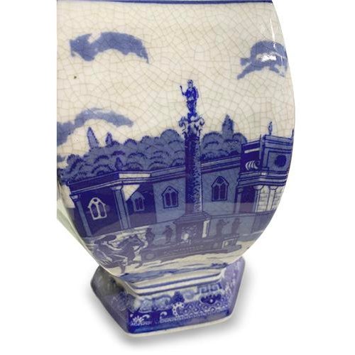 2000s Asian Blue & White Vase With Lid Chairish