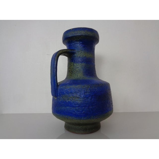 Large Majolika Ceramic 7317 Floor Vase by Fridegart Glatzle for Karlsruher Majolika, Germany, 1970s For Sale - Image 4 of 18