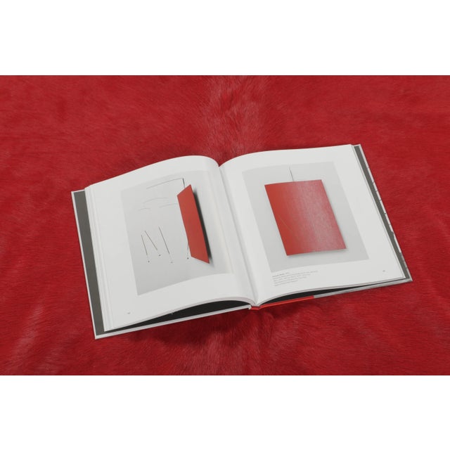 Animal Skin Rug & Kilim’s Contemporary Cowhide Solid Rug in Vibrant Red Hues For Sale - Image 7 of 9