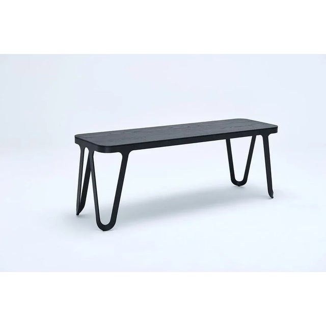 Not Yet Made - Made To Order Loop Bench 160 Oak by Sebastian Scherer For Sale - Image 5 of 11