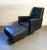 Vintage Mid Century Italian Leather Chair With Ottoman For Sale - Image 10 of 10