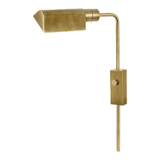 English Brass Townhouse Wall Light For Sale