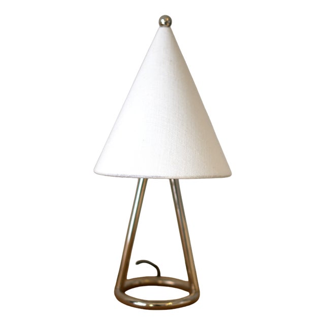 Table Lamp in Nickel Plated Brass by ZAVADSKI, 2022 For Sale