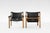 A rare pair of Sirocco Lounge Chairs by Arne Norell, crafted in Sweden in the 1960s and produced by Norell Möbel AB. A...