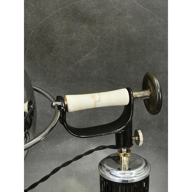 Vintage Bauhaus Adjustable Table Lamp in Chrome, Germany, 1930s For Sale - Image 6 of 15