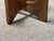 Mid Century Walnut and Glass Side Tables Manner of Adrian Pearsall - Pair For Sale - Image 4 of 7