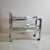 Metal Brass and Steel, Smoked Glass Shelves Liqueurs Bottle Trolley, 1970s For Sale - Image 7 of 9