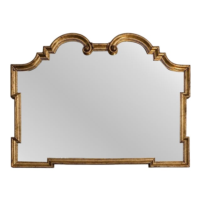 Vintage La Barge Hollywood Regency Gilt Pagoda Mirror – 42.5” X 30” For Sale