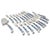 A coordinated mid-twentieth-century House of Prill Blue Onion flatware service with porcelain handles, combining...