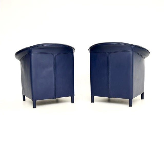 1980s Vintage Leather Chairs from Wittmann, 1980, Set of 2 For Sale - Image 5 of 9