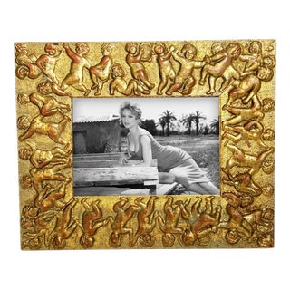 Metal Photo Frame, France, 1980s For Sale