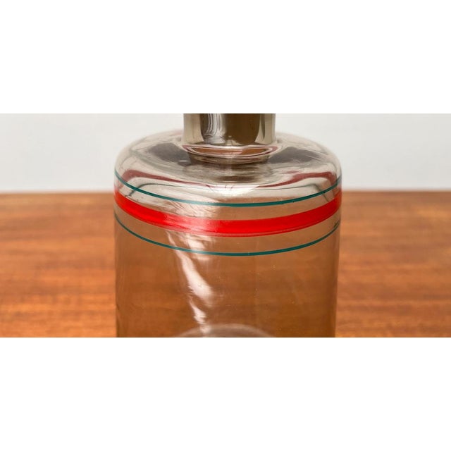 Mid-Century German Glass Carafe, 1960s For Sale - Image 16 of 18